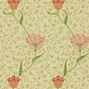 William Morris & Co Tapet Garden Tulip Vanilla/Russet