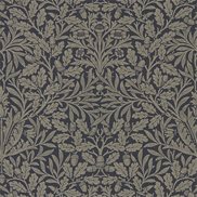 William Morris & Co Tapet Pure Acorn Charcoal/Gilver