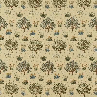 William Morris & Co Tyg Orchard Olive/Gold