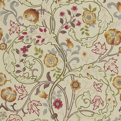 William Morris & Co Tyg Mary Isobel Rose/Slate
