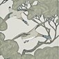 Mulberry Home Tapet Flying Ducks Silver/Taupe