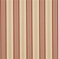 Mulberry Home Tapet Narrow Ticking Stripe Red/Sand