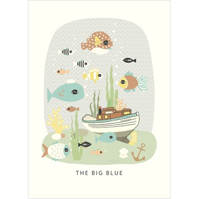 Majvillan Poster The Big Blue