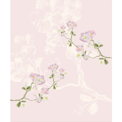 Intrade Väggbild Fleurs de printemps rosé