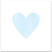 Nobhilldesigners Kort Blått hjärta