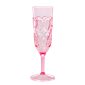 Rice Champagneglas Swirly Pink