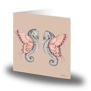 Cards by Jojo Kort Winged Seahorses