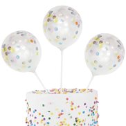 Ginger Ray Cake Topper Confetti Balloons