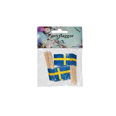 Party Sticks Sverigeflaggor