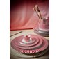 PiP Studio Tallrik Royal Stripes Dark Pink 12 cm