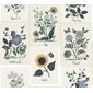Rifle paper co Tapet Botanical Prints White/Blue