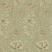 William Morris & Co Tapet Chrysanthemum Eggshell/Gold