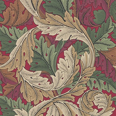 William Morris & Co Tapet Acanthus Madder/Thyme