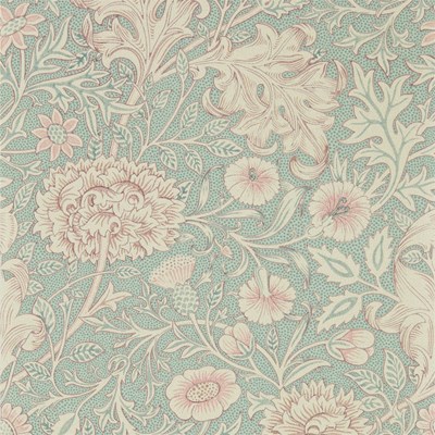 William Morris & Co Tapet Double Bough Teal Rose