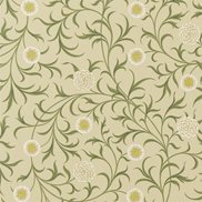 William Morris & Co Tyg Scroll Loden/Thyme