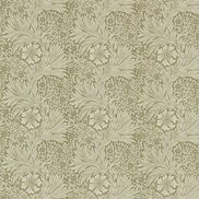 William Morris & Co Tyg Marigold Olive/Linen