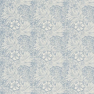 William Morris & Co Tyg Marigold China Blue/Ivory