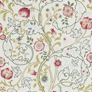 William Morris & Co Tyg Mary Isobel Pink/Ivory