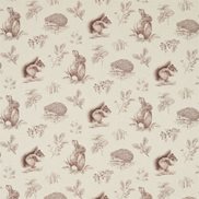 Sanderson Tyg Squirrel & Hedgehog Walnut/Linen