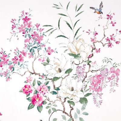 Sanderson Tyg Magnolia & Blossom Blossom/Leaf