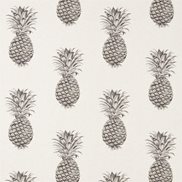 Sanderson Tyg Pineapple Royale Graphite/Linen