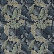William Morris & Co Tyg Acanthus Tapestry Indigo/Mineral