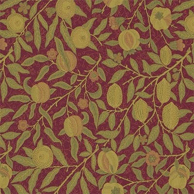 William Morris & Co Tyg Fruit Crimson/Thyme