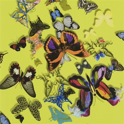 Christian Lacroix Tapet Butterfly Parade Safran